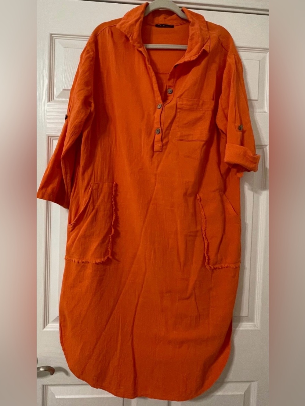 CCK STYLE Orange dress, size XL, Gently Used.